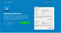 Desktop Screenshot of geekbench.com